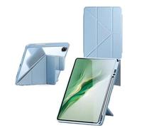 Support Multi Angles Foldable Acrylic Clear Case Suitable For Huawei MatePad Mini 8.8" 2025 MLR-AL00 AL10 With Pencil Holder(Sky Blue)