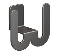 Support mural for porte-pantoufles - cintre de séchage sans perçage pour chaussures. Crochets de range muraux idéals pour couloir, salon, foyer or salle de bain. Installation facile et gain de pl