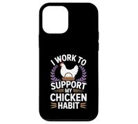 Support My Chicken Habit Backyard Poultry Keeper Case for iPhone 12 mini