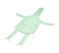 Support Net for Baby Bath Seat, Bath Support Mat for Infants, Seat Cushion for Newborn Bathtub with Five Support Corners, Adjustable Towel Rail for Bathroom Over Toilet (Green, One Size)