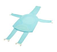 Support Net for Baby Bath Seat, Bath Support Mat for Infants, Seat Cushion for Newborn Bathtub with Five Support Corners, Adjustable Towel Rail for Bathroom Over Toilet (Blue, One Size)