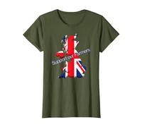 Support Our Farmers, Save British Agriculture T-Shirt, Women, Olive Green, X-Small