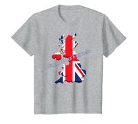 Support Our Farmers, Save British Agriculture T-Shirt, Youth, Heather Grey, 2T