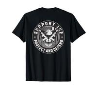 Support Our ICE Officers - Protecting America’s Borders T-Shirt