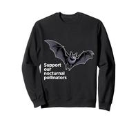 Support Our Nocturnal Pollinators Bats Nature - Sweatshirt