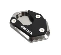 Support Pad Motorcycle Foot Side Stand Plate For Kawasaki For Z 900 RS 650 800 1000 R SX For NINJA 650 1000sx Extension Kickstand Pad Support Stand Motorbike Kickstand Extender Plate(Titanium 1)