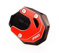 Support Pad Motorcycle Kickstand Foot Pads For HO&NDA For Forza 750 For FORZA750 2020-2024 Side Stand Plate Pad Support Plate Extender Motorbike Kickstand Extender Plate(Red)
