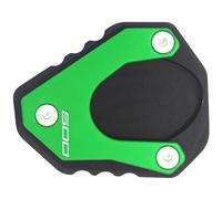 Support Pad Motorcycle Kickstand Foot Pads For Kawasaki For Z500 For Ninja500 2024 2025 Side Stand Plate Pad Support Plate Extender Motorbike Kickstand Extender Plate(Green)