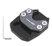 Support Pad Motorcycle Side Stand Plate For SYM Husky ADV300 300ADV Kickstand Foot Side Stand Extension Support Plate Pad Motorbike Kickstand Extender Plate(Titanium)