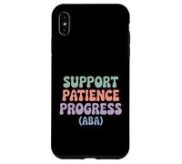 Support Patience Progress ABA Therapist Autism Awareness Case for iPhone XS Max