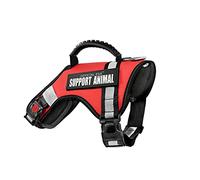 Support Pets Dog Harness: The Only Official ESA™ Vest for Easy Pet Recognition, Walk and Train All Dog Sizes, The Official PSD Highly Visible Harness, Adjustable, Soft and Padded (Large)