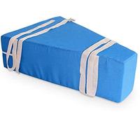Support Pillow After Hip Abduction, Trapezoid Cushion for Abducting The Hip Joint, for Home and Clinical Use, for Recovery After Knee Surgery,Blue