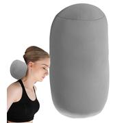Support Pillow with Tubular Microspheres, Round Neck Pillow, Round Neck Support Pillow - Soft Back Cushion with Microsphere Support for Bedrooms and Living Rooms