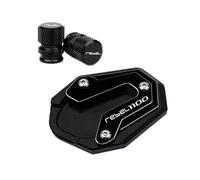Support Plate Kickstand Pad For Rebel1100 DCT 2023 CMX1100 For Rebel 1100 M T 2020-2023 Motorcycle Kickstand Foot Side Stand Pad Plate Tire Valve Caps