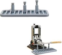 Support Platform Compatible with Work Sharp Precision Adjust Knife Sharpener, Knife Sharpening Base with 3 Adjustable Blade Holders and Press Pins