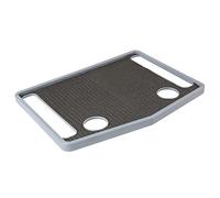 Support Plus Walker Tray Table - Mobility Table Tray for Walker, Non Slip Walker Tray Mat, Walker Accessories Mat, Cup Holder for Walker (21"x16") - Gray