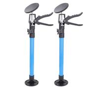 Support Pole, 2PCS Telescopic Support Rods, Steel Telescopic Quick Adjustable 3rd Hand Support System, Construction Rods for Cabinet Jacks Cargo Bars Extends from 19.7 to 45.3in