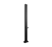 Support Pole for EV Charging Station, EV Charging Pile Holder, Flexible Installation, Waterproof, Compatible with 90% Chargers on The Market(Black,Medium)