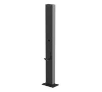 Support Pole for EV Charging Station, New Energy Vehicle Charging Pile Column, the Carrier, Easily Withstands Harsh Weather, with Accessories, for Indoor and Outdoor Use(Black)