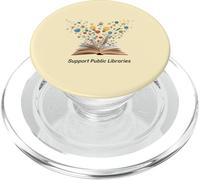 Support Public Libraries Literacy Matters Librarian Advocate PopSockets PopGrip for MagSafe