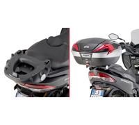 Givi Monolock/monokey Suzuki Burgman 400 K7/k8/k9/l0/l1/l2/l3/l4/l5/l6&burgman 400 Top Case Rear Fitting Black unisex
