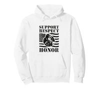 Support Respect Honor Army Memorial Day Veteran Soldier Pullover Hoodie