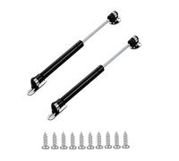 Support Shock Absorber 2PCS 100N 10kg Cabinet Hinges Furniture Gas Spring Kitchen Cupboard Door Lift Support Lid Stays Close Open Cabient(Black)