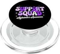 Support Squad Alzheimer’s Awareness Purple Ribbon Dementia PopSockets PopGrip for MagSafe