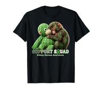 Support Squad Baby Monkey Punch Kidney Disease Awareness T-Shirt