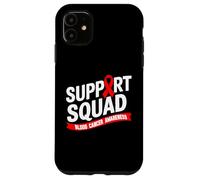 Support Squad Blood Cancer Awareness Month Red Ribbon Case for iPhone 11
