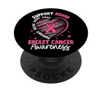 Support Squad Breast Cancer Awareness Hope Love PopSockets Adhesive PopGrip