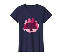 Support Squad Breast Cancer: Squad Goals Beat Cancer T-Shirt, Women, Navy, XS
