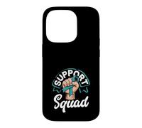 Support Squad Cervical Cancer Awareness Fighter Fist Case for iPhone 14 Pro