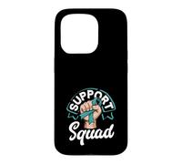 Support Squad Cervical Cancer Awareness Fighter Fist Case for iPhone 15 Pro