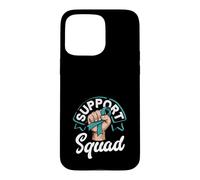 Support Squad Cervical Cancer Awareness Fighter Fist Case for iPhone 15 Pro Max