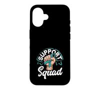 Support Squad Cervical Cancer Awareness Fighter Fist Case for iPhone 16