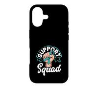 Support Squad Cervical Cancer Awareness Fighter Fist Case for iPhone 17