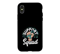 Support Squad Cervical Cancer Awareness Fighter Fist Case for iPhone X/XS