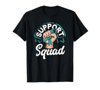 Support Squad Cervical Cancer Awareness Fighter Fist T-Shirt