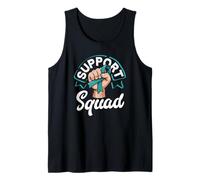 Support Squad Cervical Cancer Awareness Fighter Fist Tank Top
