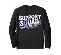 Support Squad Epilepsy Awareness Long Sleeve T-Shirt