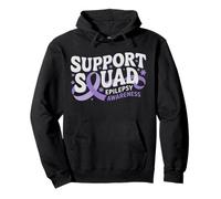 Support Squad Epilepsy Awareness Pullover Hoodie
