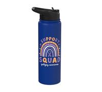 Support Squad Epilepsy Awareness Stainless Steel Insulated Water Bottle