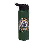 Support Squad Epilepsy Awareness Stainless Steel Insulated Water Bottle