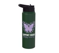 Support Squad Epilepsy Awareness Stainless Steel Insulated Water Bottle