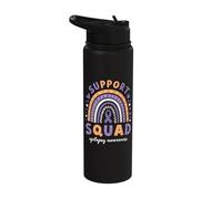 Support Squad Epilepsy Awareness Stainless Steel Insulated Water Bottle