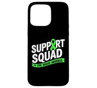 Support Squad Green Ribbon Lyme Disease Awareness Family Case for iPhone 15 Pro Max