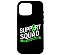 Support Squad Green Ribbon Lyme Disease Awareness Family Case for iPhone 16 Pro