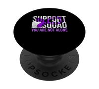 Support Squad Matching Family Thymoma Cancer Awareness Month PopSockets Adhesive PopGrip