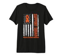 Support Squad Multiple Sclerosis Awareness US American Flag Premium T-Shirt